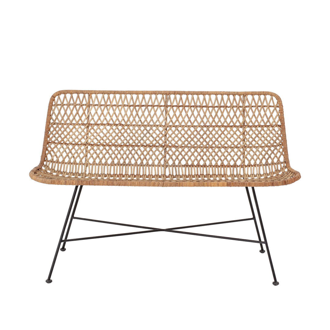 Produktbillede af BLOOMINGVILLE HALLIE SOFA RATTAN NATUR 120 i premium kvalitet