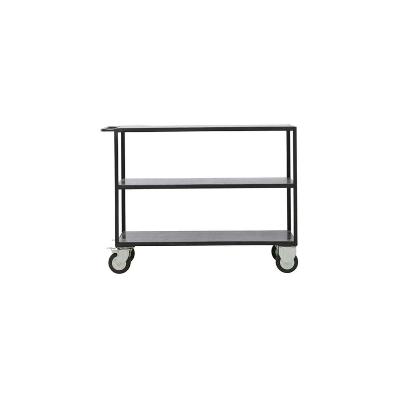 HouDoctor - Reol m. 4 hjul, Sort L130 cm ❤ Kæmpe udvalg i HouDoctor ❤ Billig fragt og hurtig levering 2 - 5 hverdage - Varenummer: BGH-47716584161610 / Ean: &
