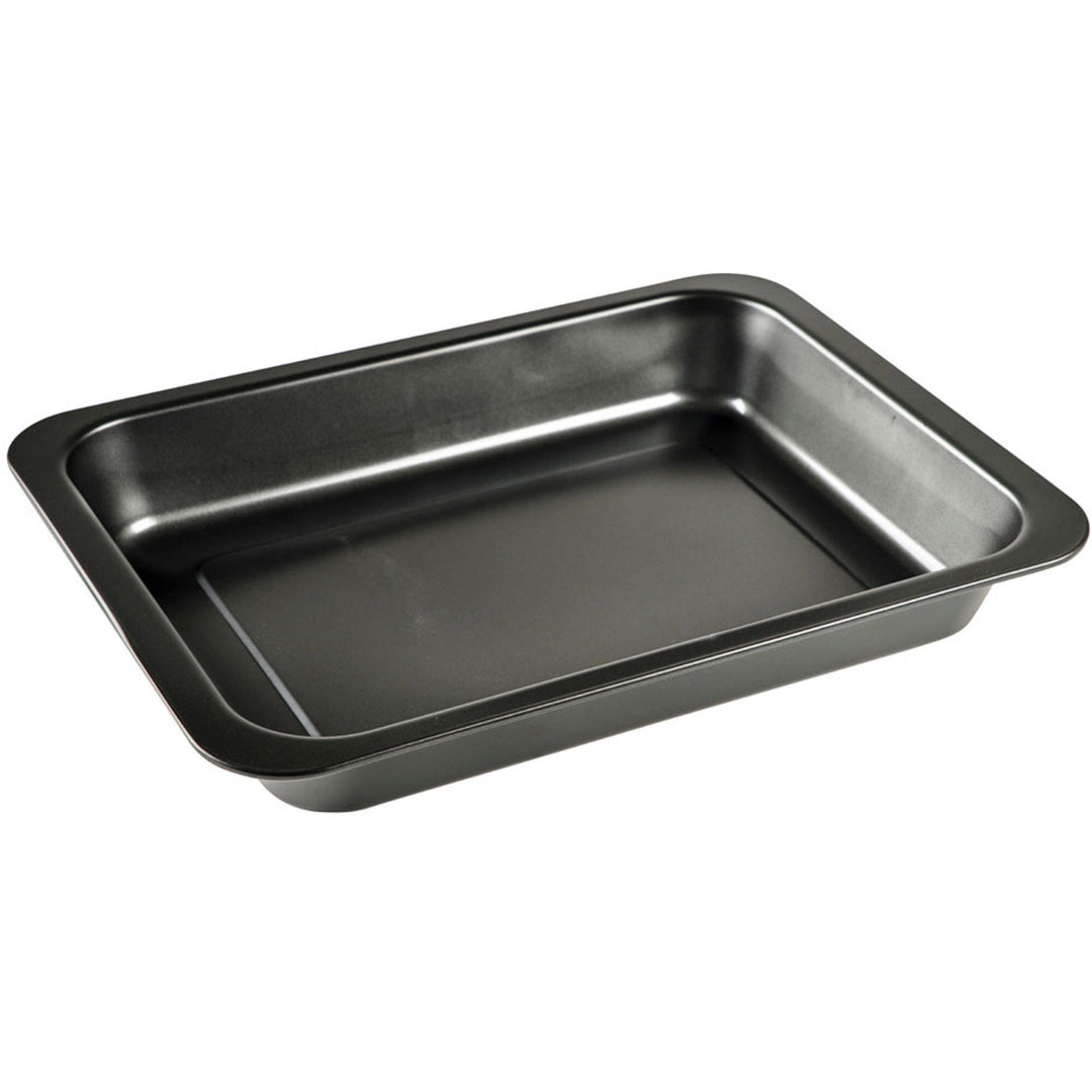 Blomsterbergs Blomsterbergs Bradepande 30x40x5,3 cm, stål – frontbillede (Langpande)