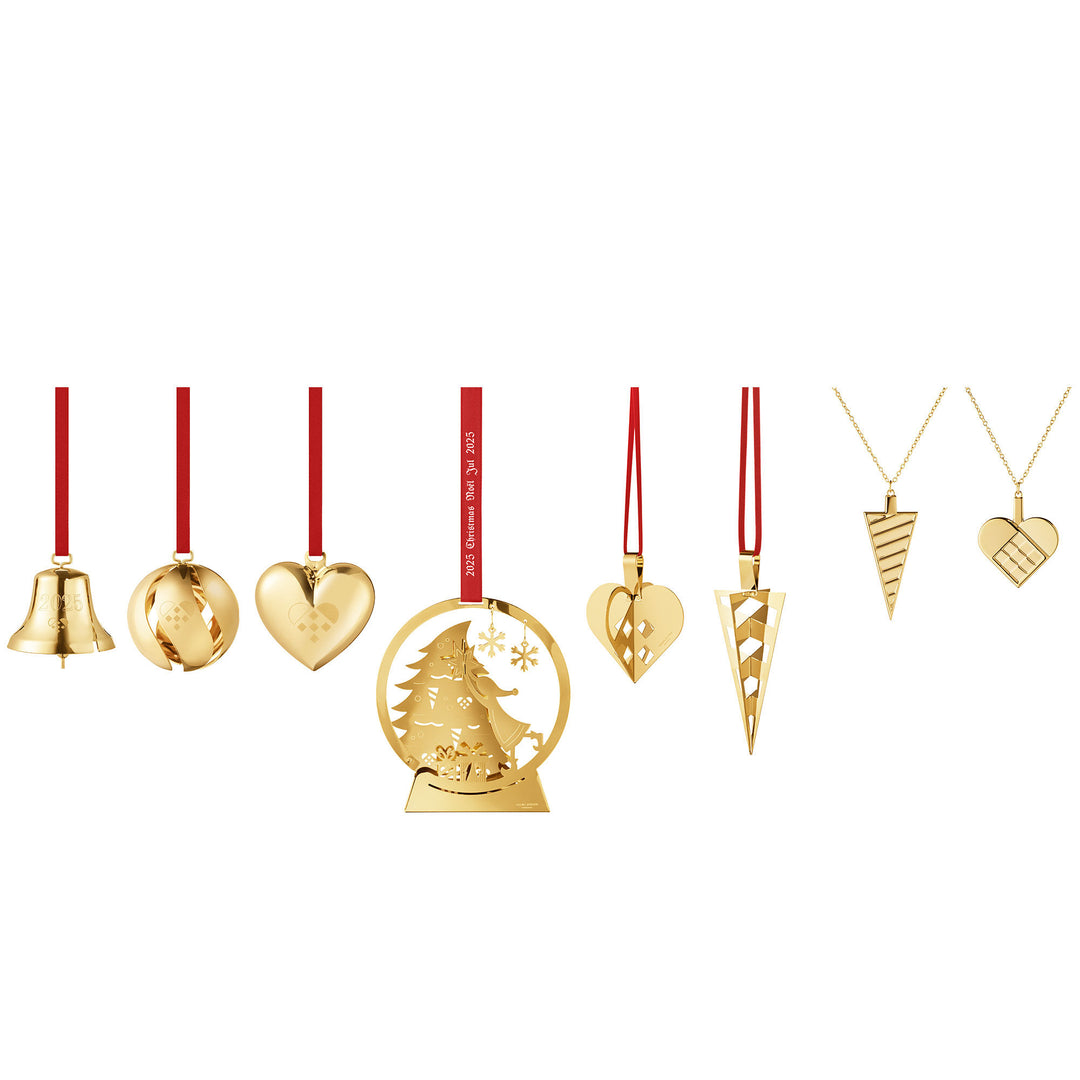 Georg jensen Georg Jensen CC 2025 Gaveæske 8 dele, 18K guldbelægning ❤ billede i brug (Juledekoration)