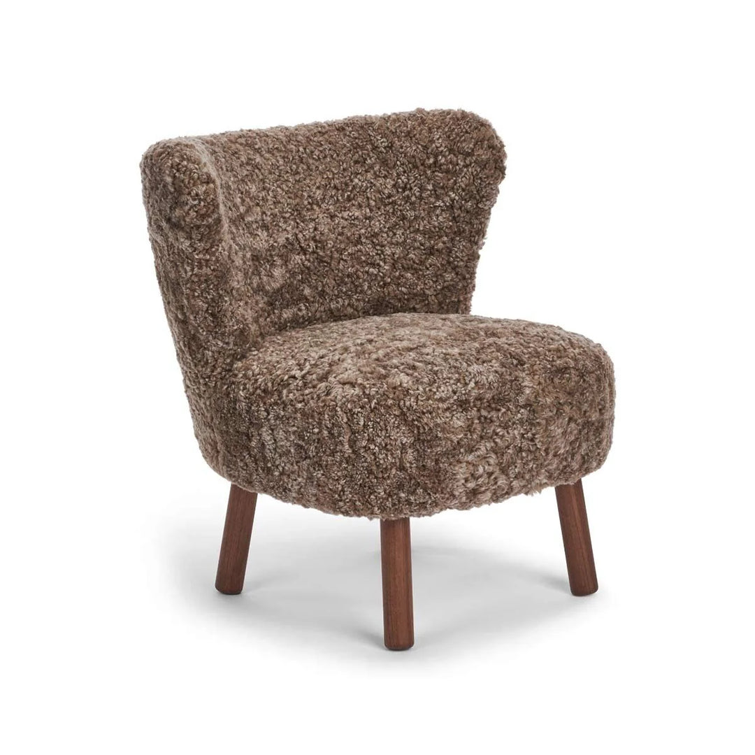Produktbillede af NATURES COLLECTION EMILY LOUNGESTOL VALDNØD LYSEBRUN 64 i premium kvalitet