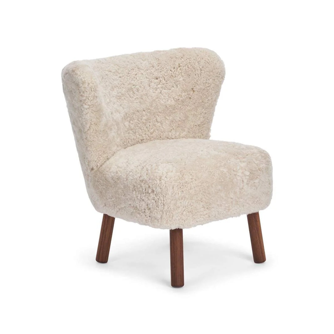Produktbillede af NATURES COLLECTION EMILY LOUNGESTOL VALNØD BEIGE 64 i premium kvalitet