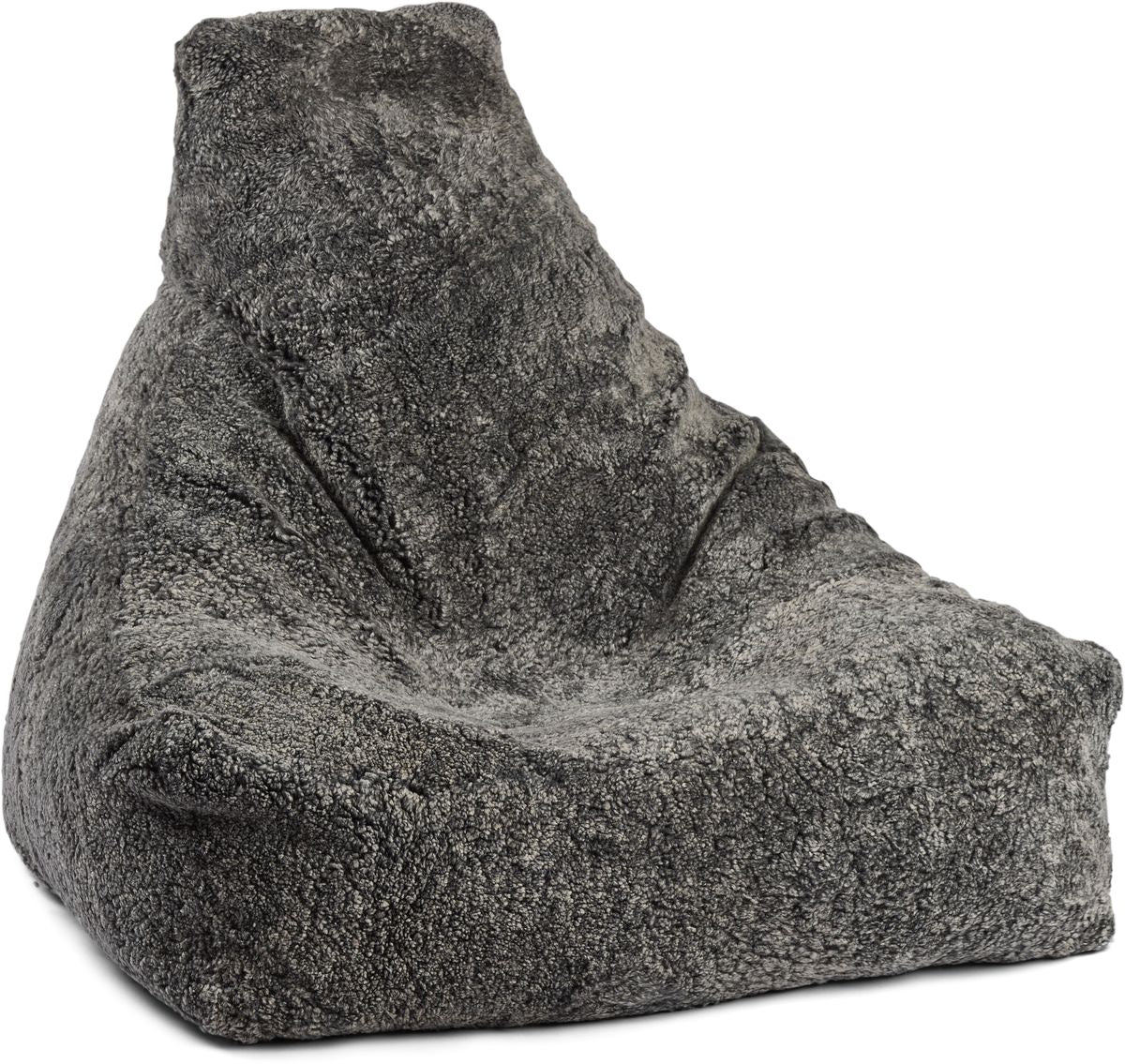 Produktbillede af NATURES COLLECTION KORTHÅRET SÆKKESTOL NEW ZEALAND GRÅ 100 i premium kvalitet