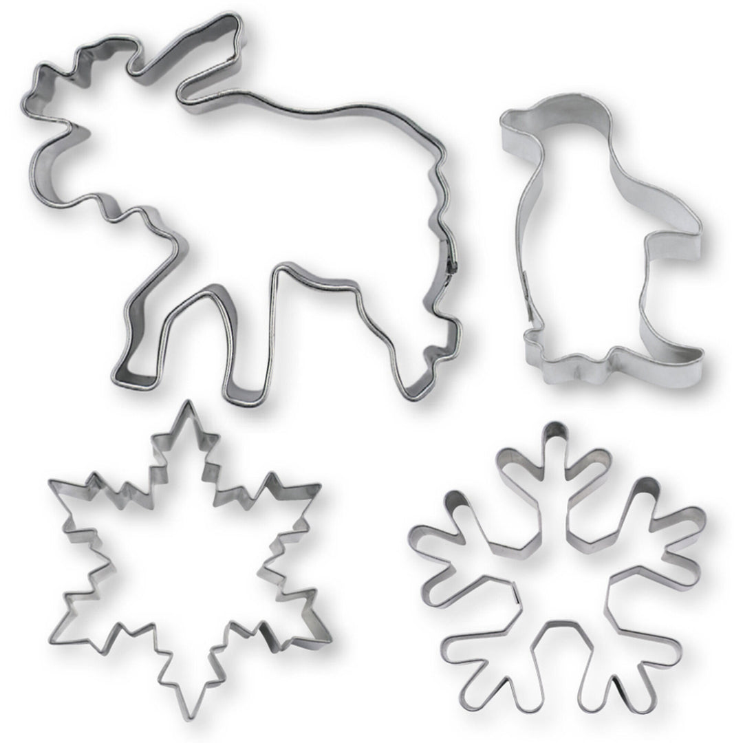 Städter Städter Udstikkere Bageforme Vinter 4-dele ❤ produktfoto (Kageudstikker)
