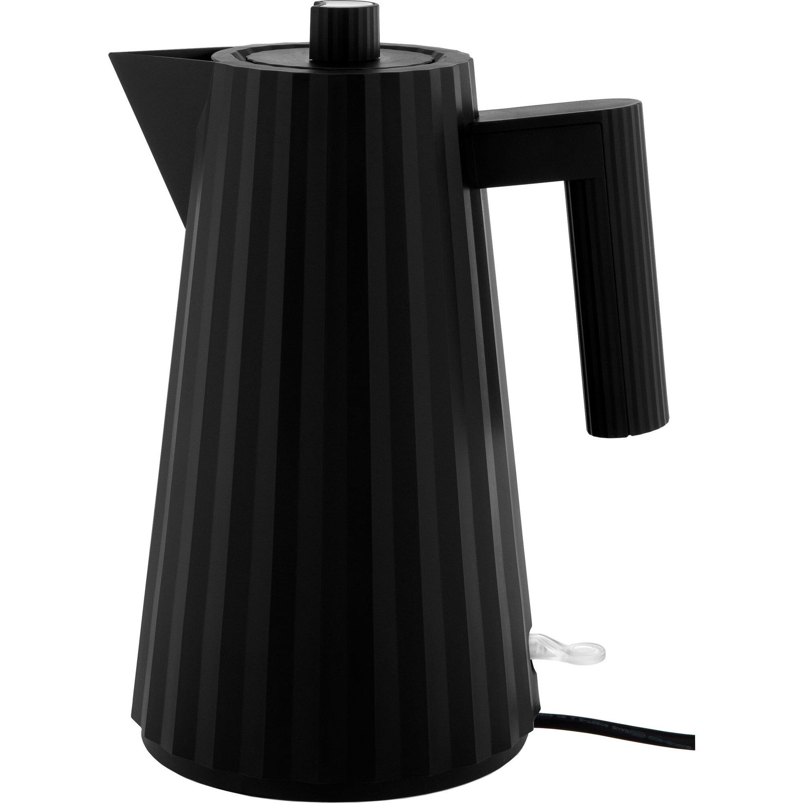 Alessi Alessi MDL06 Plissé elkedel 1,7 liter, sort – detaljebillede (Elkedel)