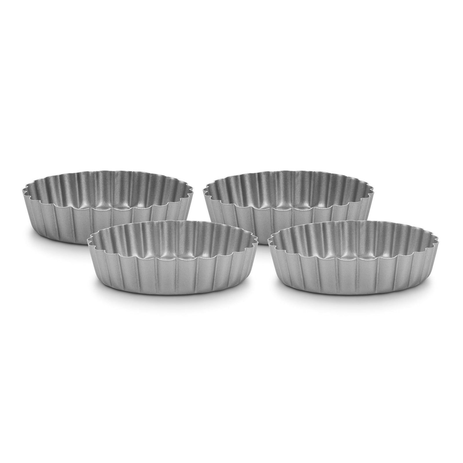 Exxent Exxent Tærteform 10 cm 4-pak – frontbillede (Tærteform)