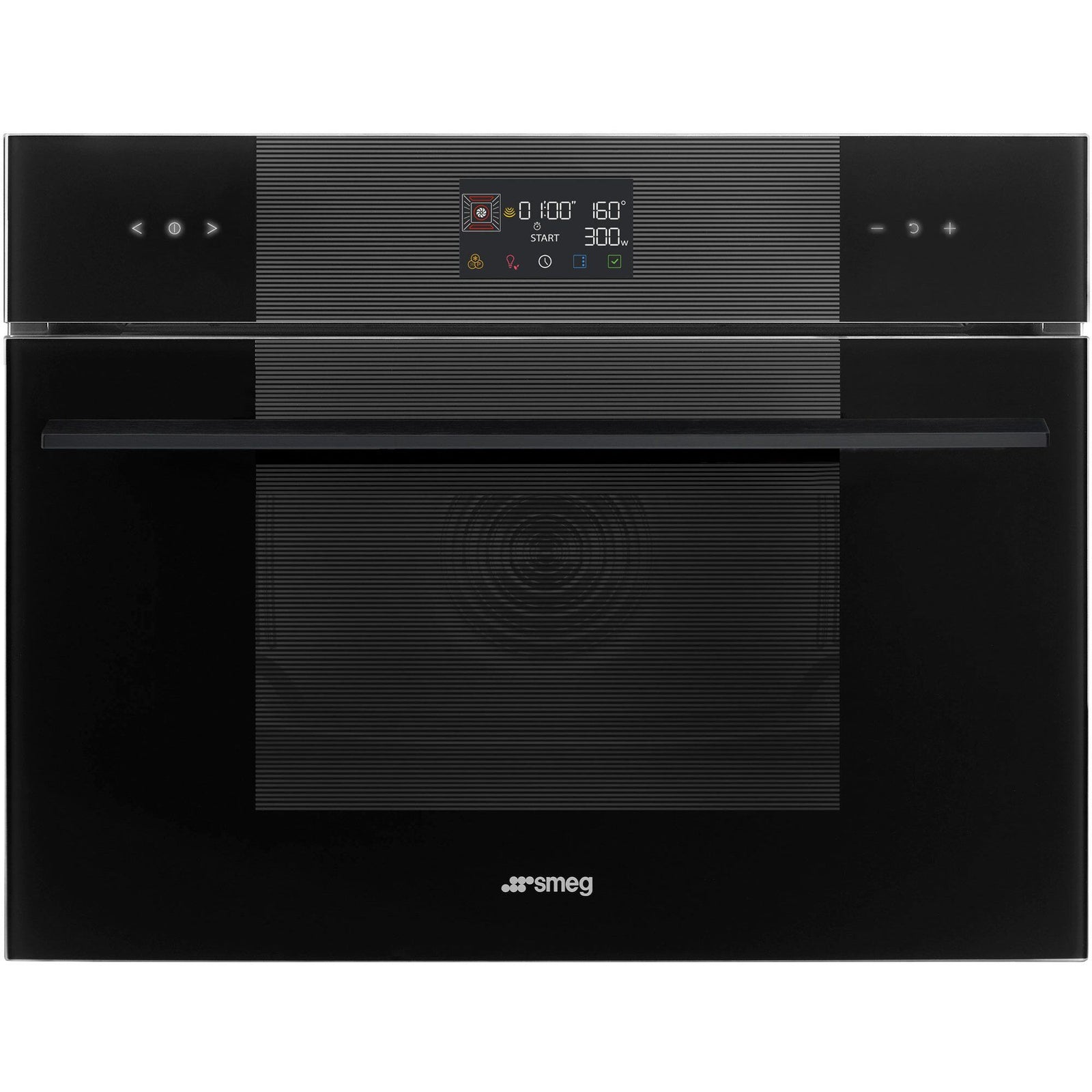 Smeg Smeg SO4102M1B3 Linea indbygningsovn 40 liter, sort – detaljebillede (Kombinationsovn)