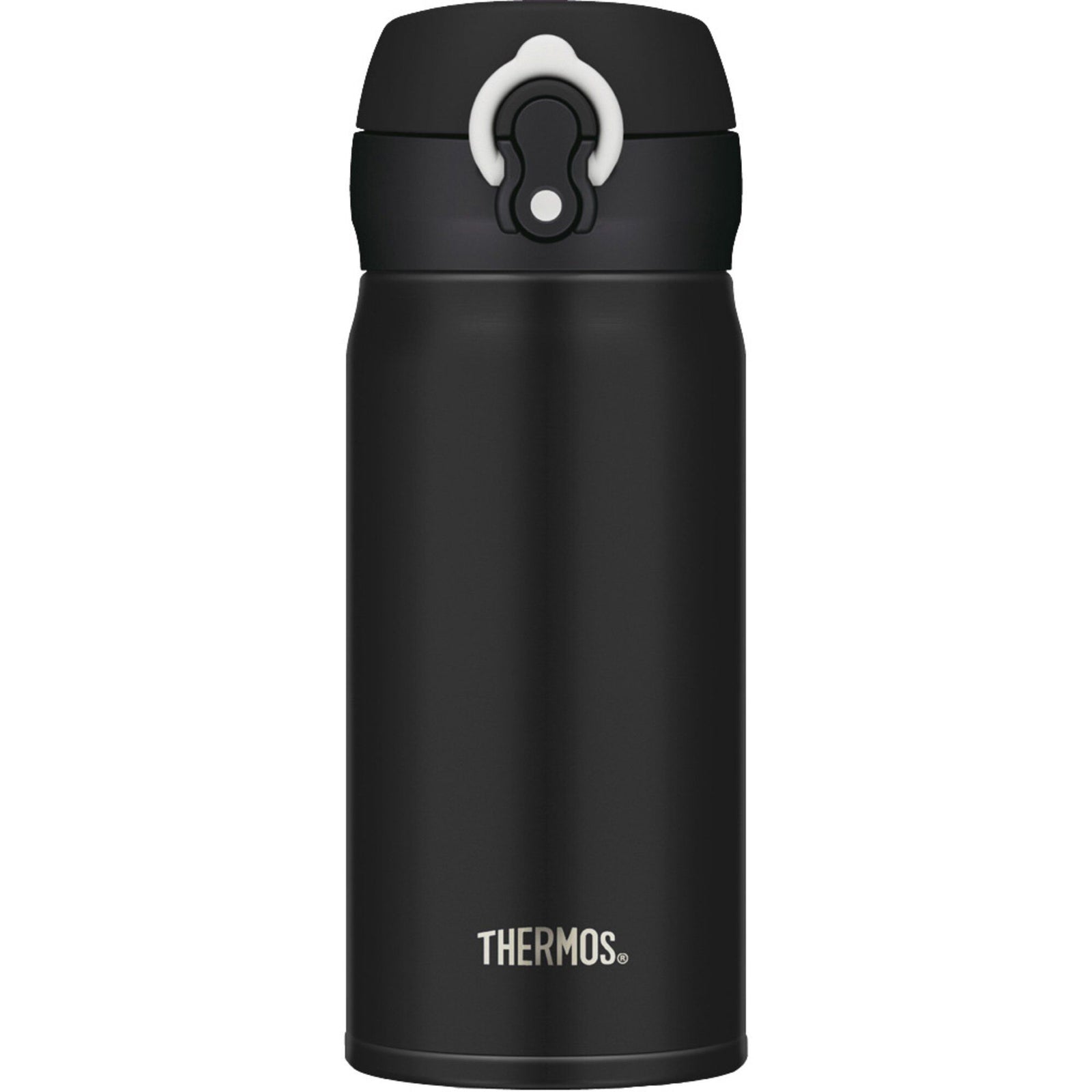Thermos Thermos Mobile Pro termoflaske 0,35 liter, mat sort – produktfoto (Termokopper)