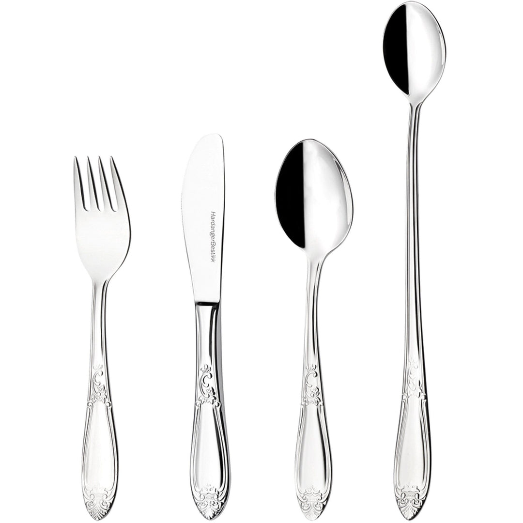 Hardanger bestikk Hardanger bestikk Nina børnebestik, 4 dele – produktbillede (Børneservice)