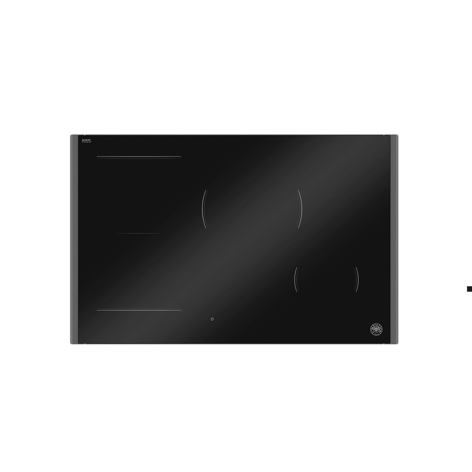 Bertazzoni Bertazzoni P784I1M30CP Premium induktionskogeplade 78 cm med Carbonio-ram, 4 zoner – detaljebillede…