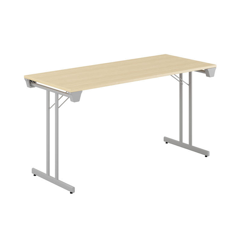 Produktbillede af Dinner Style 140x60cm Sammenklappeligt bord Birk-grå på tilbud