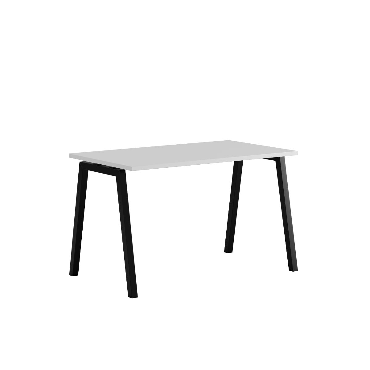 Produktbillede af Luna A Bord 120x70cm Hvid-sort på tilbud