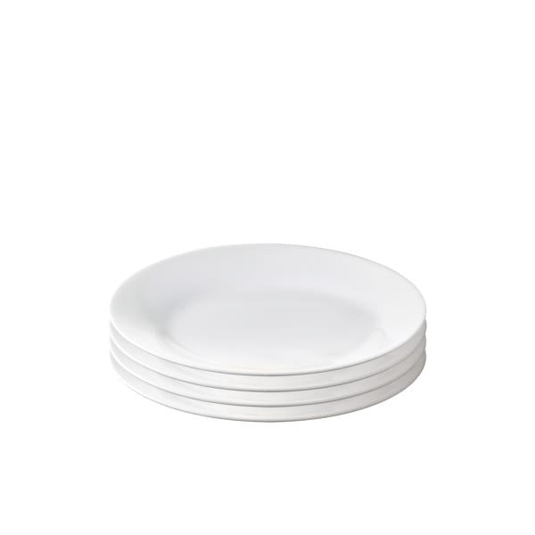 Produktbillede af Aida Café desserttallerken hvid 4 stk 19 cm i premium kvalitet