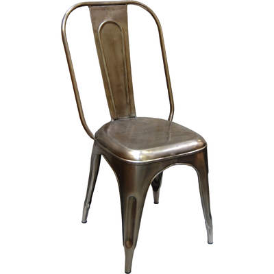 Trademark Living Cafestol i jern - Cool Living - Shiny ❤ Stort online udvalg i Trademark Living ❤ Billig fragt og hurtig levering 2 - 5 hverdage ❤ Varenummer: BYH-647282 / Ean: 5740002207322 på lager - Udsalg på Spisebordsstole - Over 400 kendte brands på udsalg