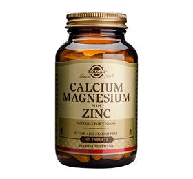 Produktbillede af Solgar Calcium magnesium +Zink 100 tab. på tilbud