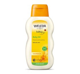 Produktbillede af Weleda Calendula Baby Oil 200 ml. på tilbud