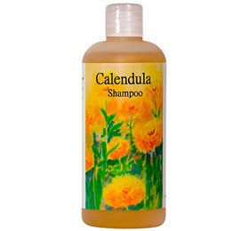 Detaljeret produktbillede af Rømer Calendula hårshampoo. 250 ml på tilbud