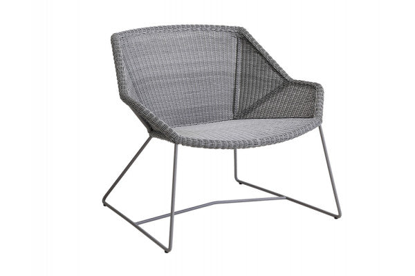 Produktbillede af Cane-line Breeze Loungestol Light Grey på tilbud i høj kvalitet