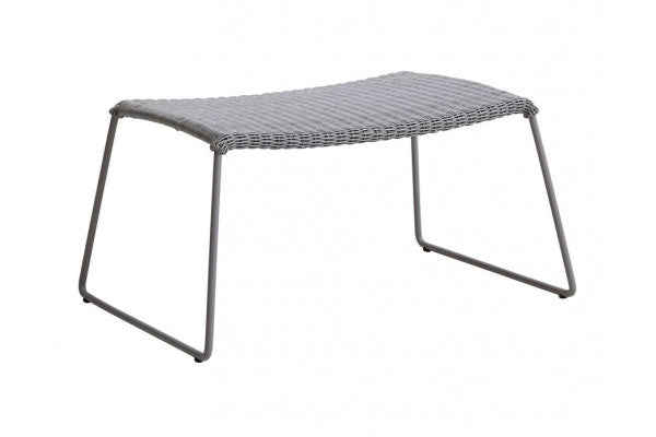 Produktbillede af Cane-line Breeze Skammel Light grey på tilbud i høj kvalitet
