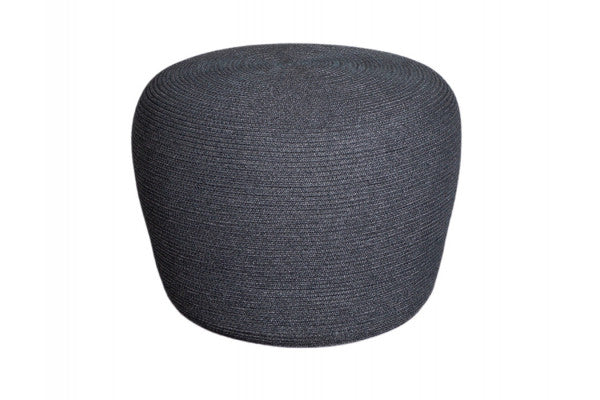 Produktbillede af Cane-line Circle Fodskammel Lille Dark Grey på tilbud i høj kvalitet