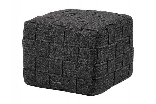 Produktbillede af Cane-line Cube Fodskammel Dark Grey på tilbud i høj kvalitet