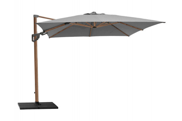 Produktbillede af Cane-line Hyde Hængeparasol Tilt 3 x 3 m Antracit Trælook på tilbud i høj kvalitet