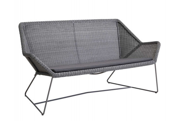 Produktbillede af Cane-line Hynde til Breeze 2-pers. Sofa Grey Natté på tilbud i høj kvalitet