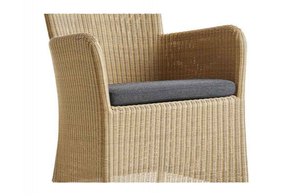 Produktbillede af Cane-line Hynde til Hampsted stol Black Natté på tilbud i høj kvalitet