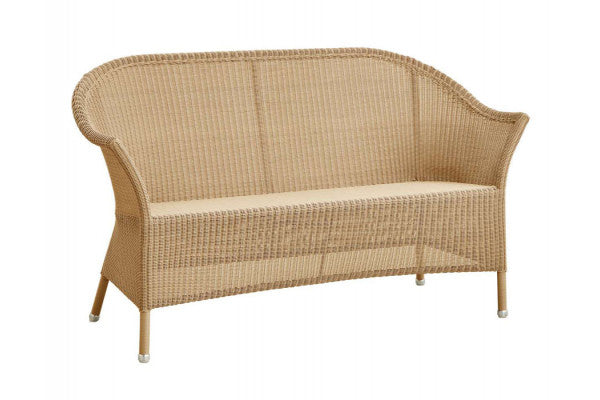 Produktbillede af Cane-line Lansing 2 pers. sofa Natural på tilbud i høj kvalitet