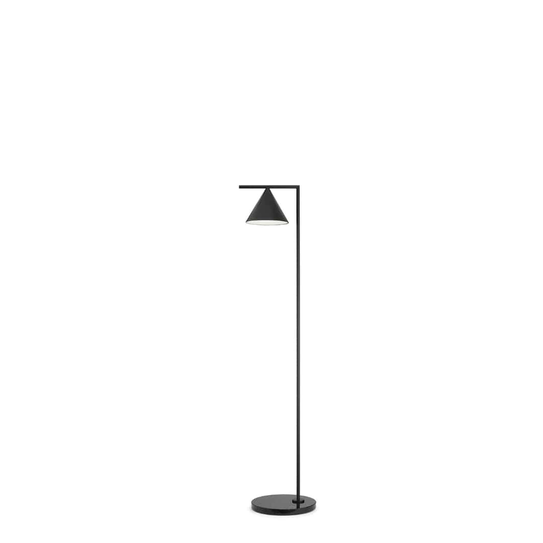 Captain Flint Gulvlampe Sort Flos