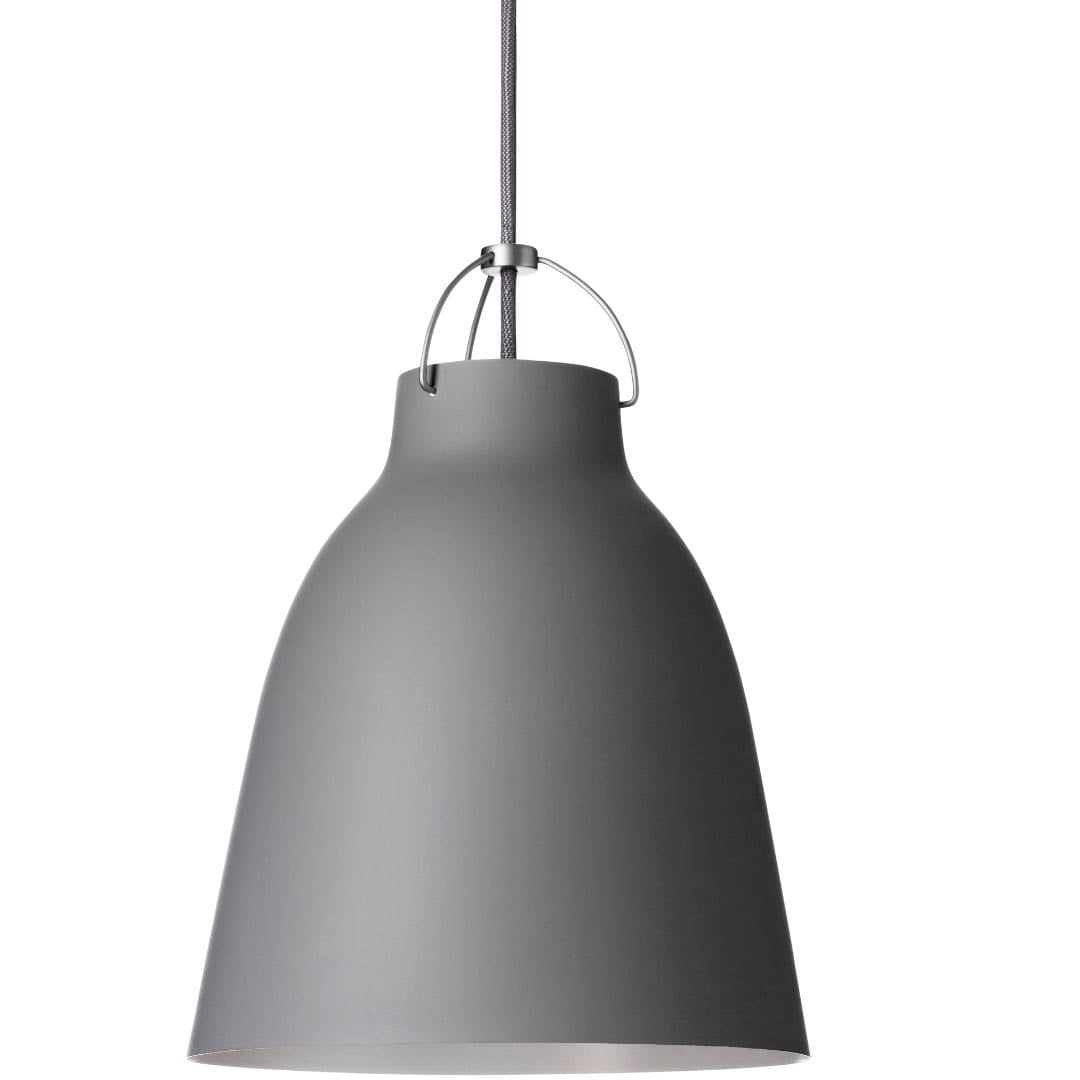 Produktbillede af Caravaggio Pendel Mat Grå45 P2 Ø258mm Så længe lager haves i premium kvalitet
