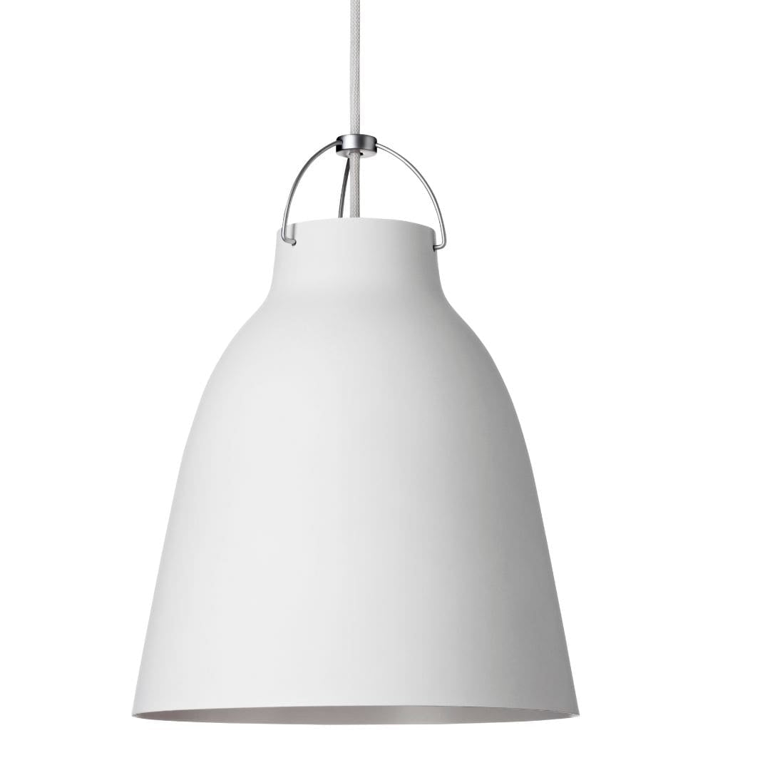 Produktbillede af Caravaggio Pendel Mat Hvid P2 Ø258mm i premium kvalitet