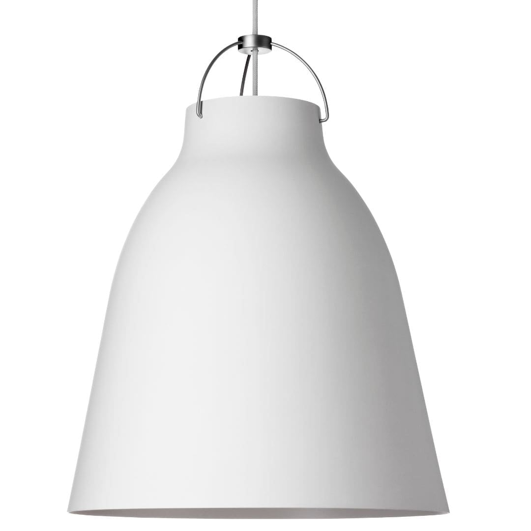 Produktbillede af Caravaggio Pendel Mat Hvid P3 Ø400mm i premium kvalitet