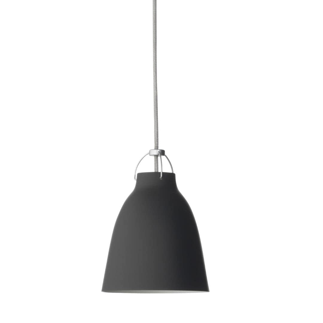 Produktbillede af Caravaggio Pendel Mat Sort P1 Ø165mm i premium kvalitet