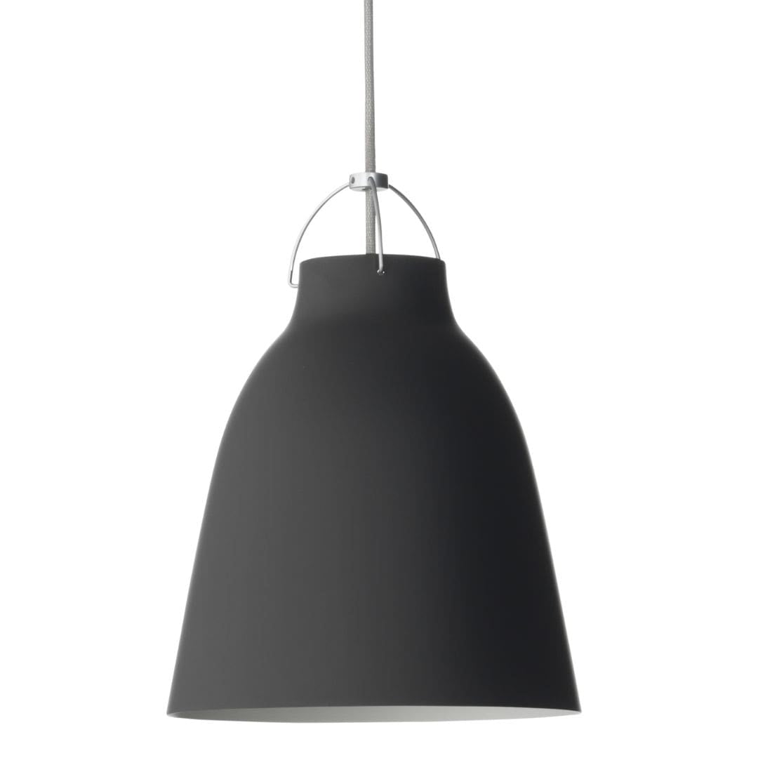 Produktbillede af Caravaggio Pendel Mat Sort P2 Ø258mm i premium kvalitet