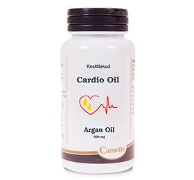 Detaljeret produktbillede af Camette Cardio Oil 500 mg 120 kap. på tilbud