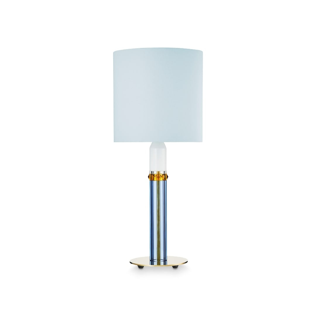 Produktbillede af Carnival No. 1 Bordlampe Lyseblå/Rav/Hvid/Klar Design By Us i premium kvalitet