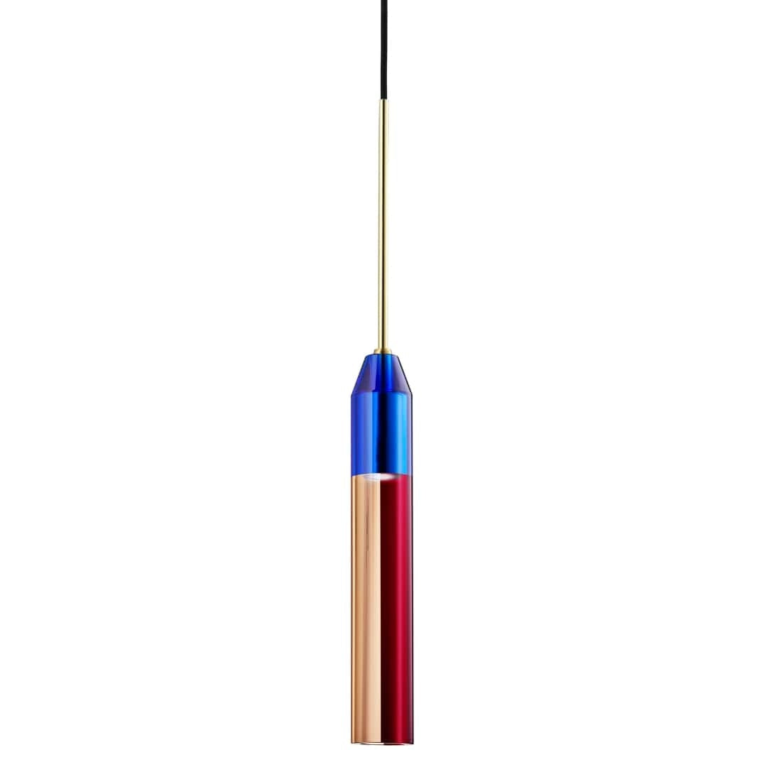 Carnival No. 1 Pendel Kobolt/Rød/Klar/Rouge Design By Us