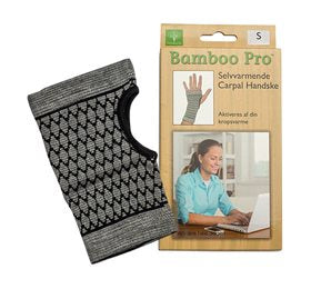 Produktbillede af Bamboo Carpal handske Str. S på tilbud