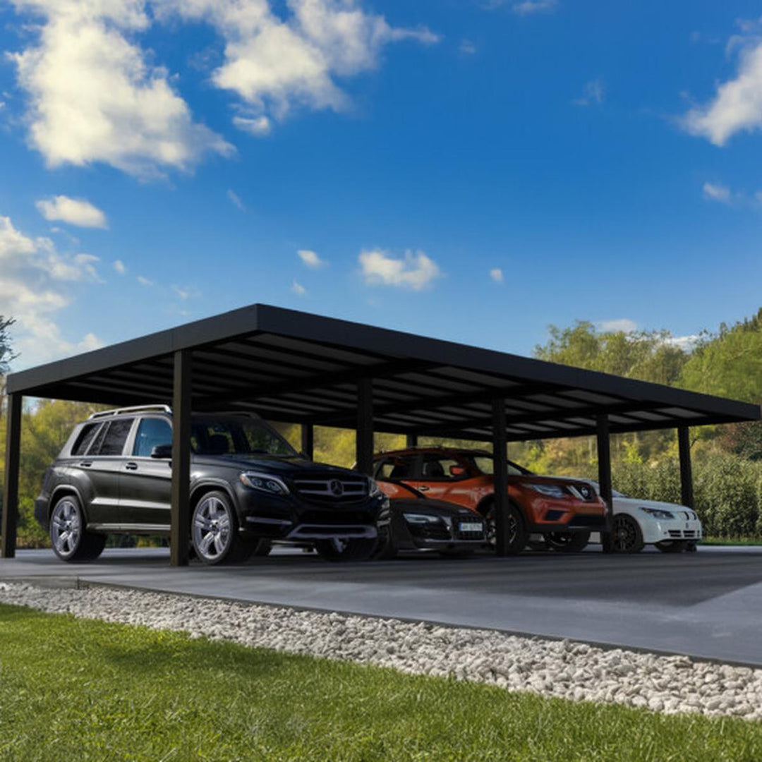 Produktbillede af Carport Oslo 596,5 x 1195 cm Palram Canopia på tilbud i høj kvalitet