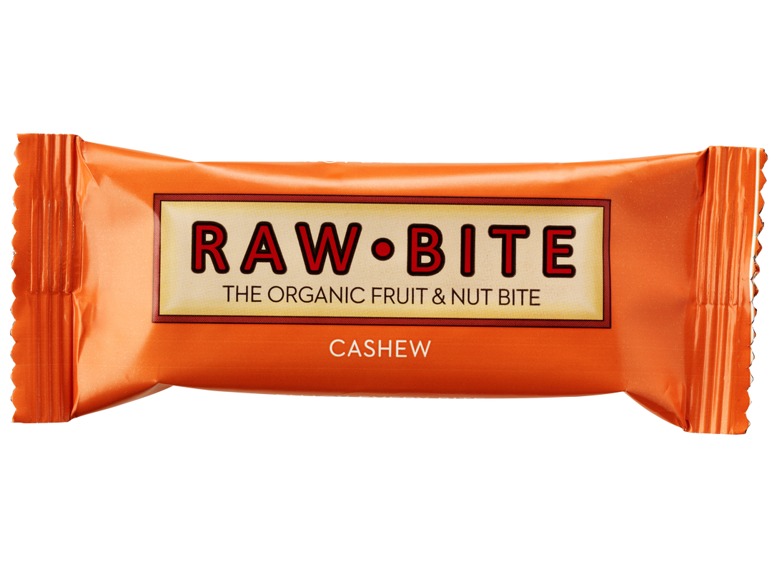 Produktbillede af Rawbite Cashew 50 g. på tilbud