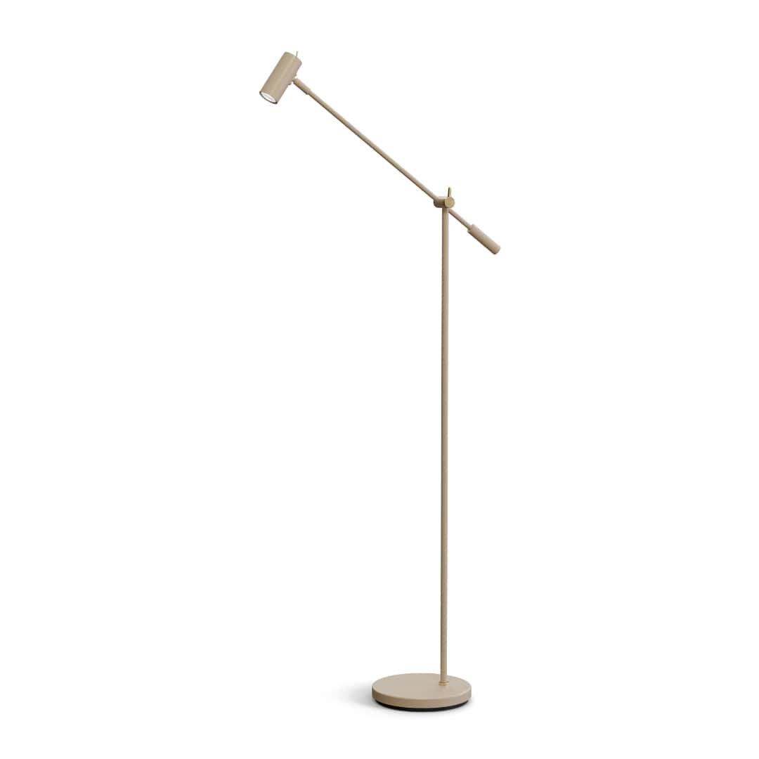 Cato Gulvlampe Nougat/Messing Belid