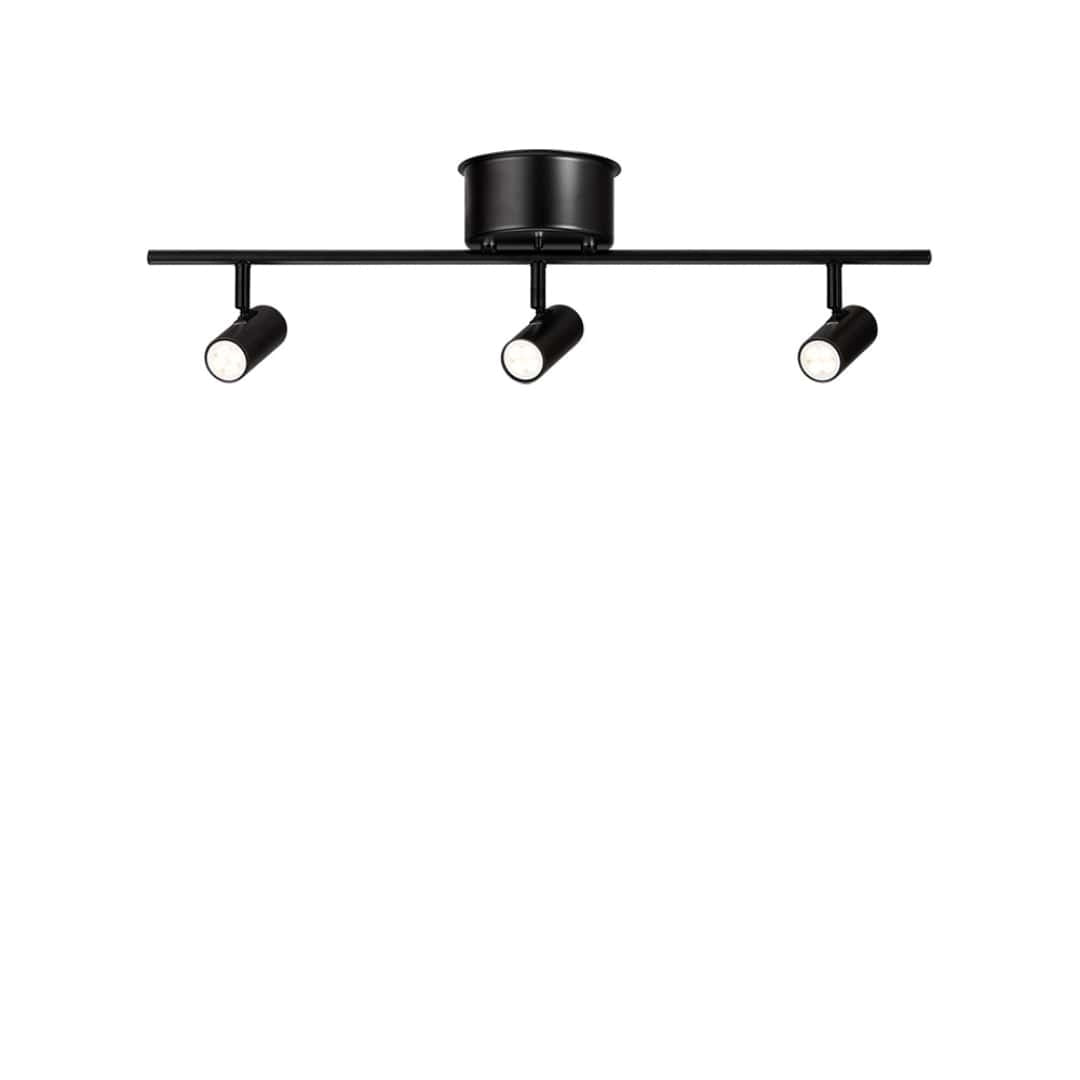 Cato Skinne m/ 3 Spotlights Mat Sort Belid