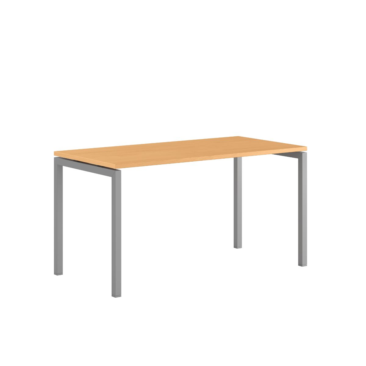Produktbillede af Luna U Bord 140x70cm Bøg-grå på tilbud