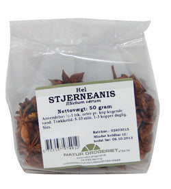 Produktbillede af ND Stjerneanis Hel 50 g. på tilbud