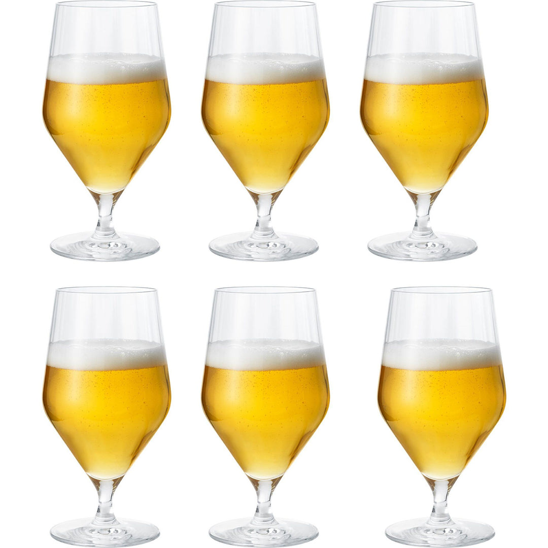 Georg jensen Georg jensen Bernadotte Ølglas 45 cl 6 stk. ❤ detaljebillede (Ølglas)