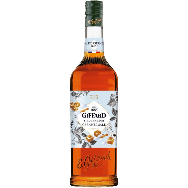 Produktbillede af Giffard Syrup Salted Caramel 1 Ltr på tilbud i premium kvalitet
