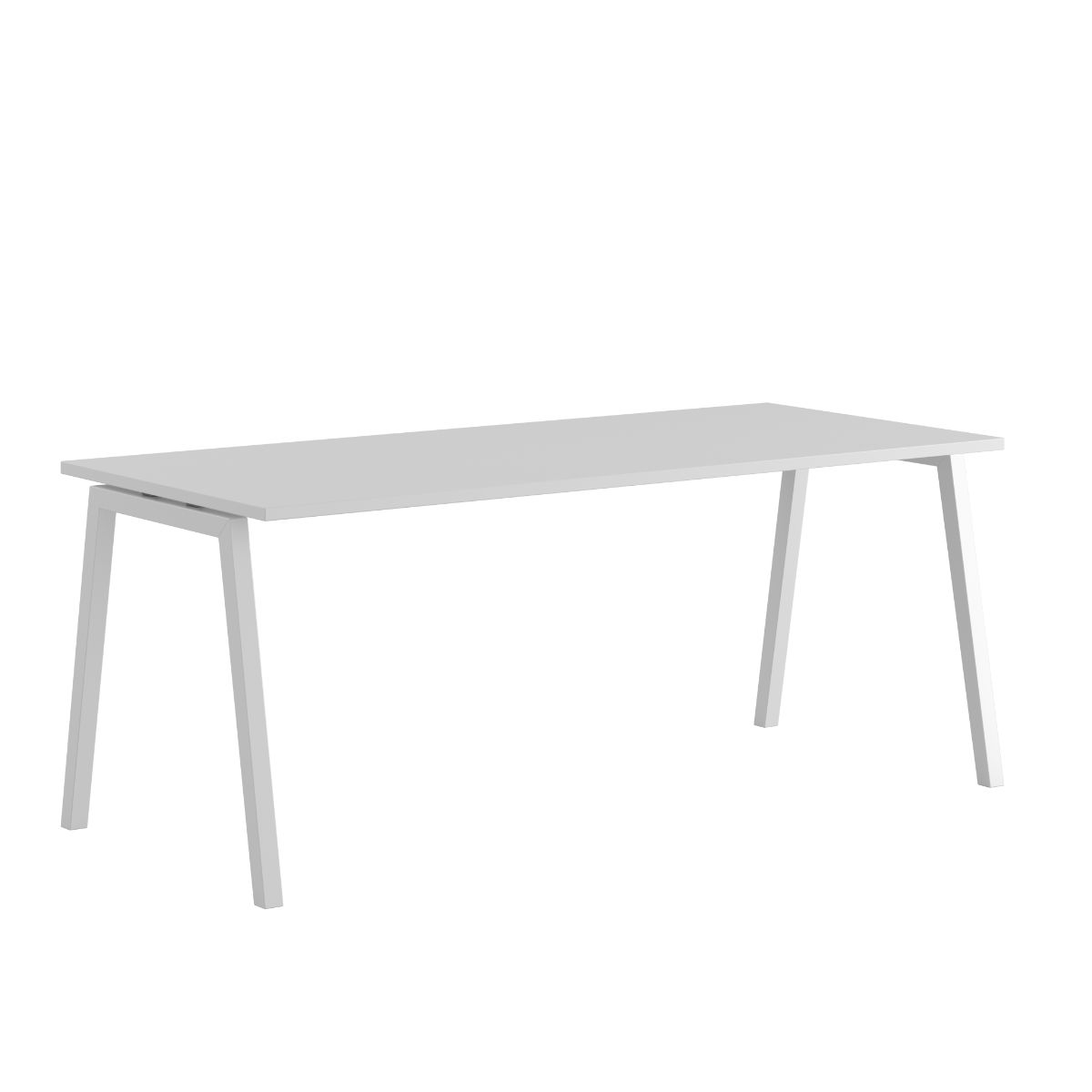 Produktbillede af Luna A Bord 180x80cm Hvid-hvid på tilbud