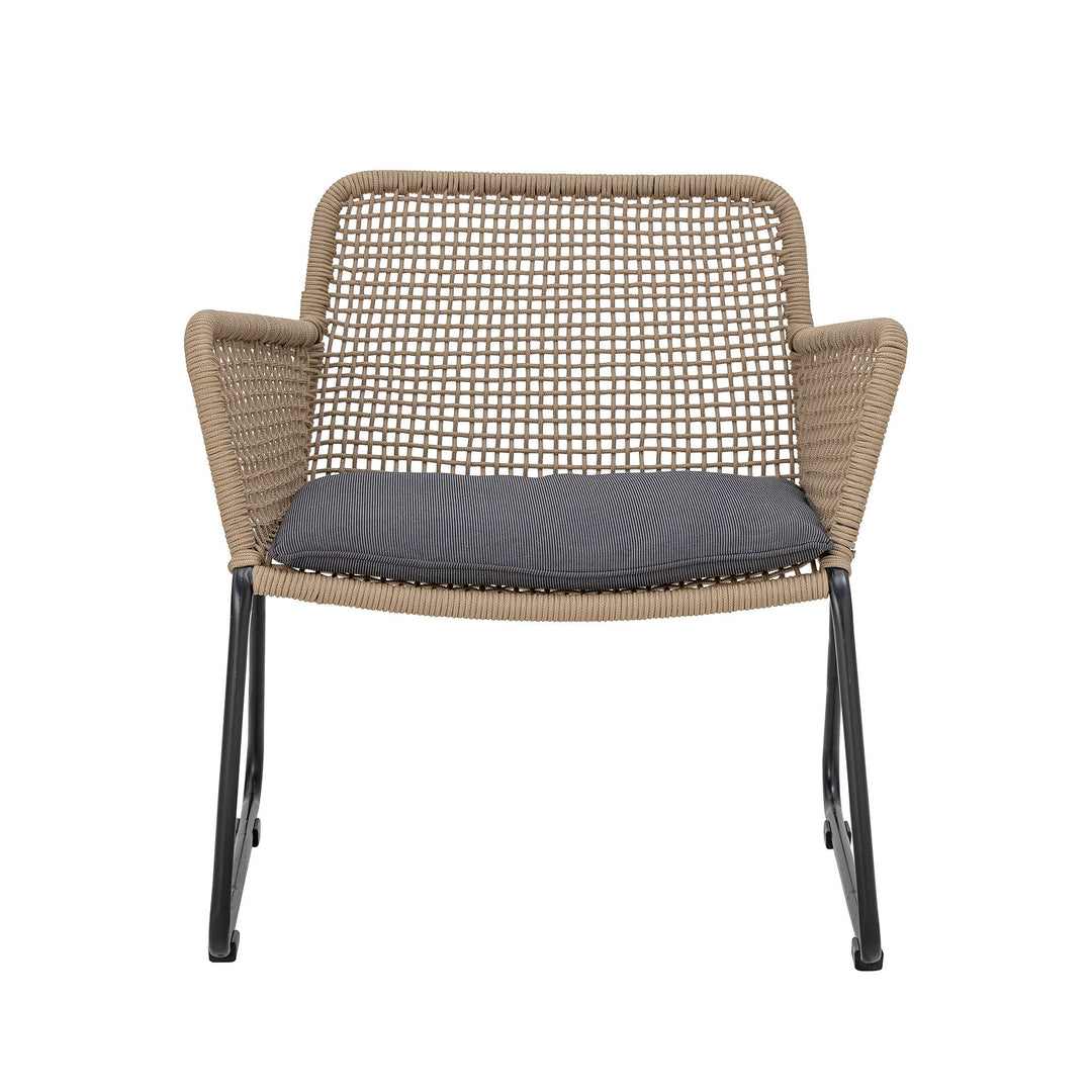 Produktbillede af BLOOMINGVILLE MUNDO LOUNGESTOL METAL BRUN 77 i premium kvalitet