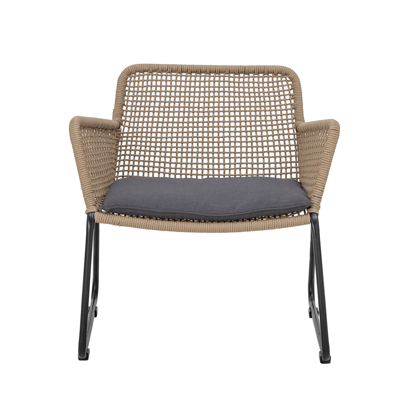Produktbillede af BLOOMINGVILLE MUNDO LOUNGESTOL METAL BRUN 77 i premium kvalitet